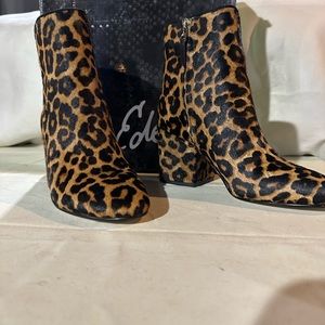 Sam Edelman Leopard Booties